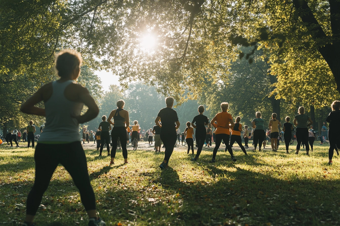 Спільне заняття на свіжому повітрі